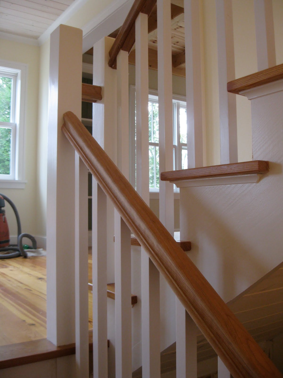 new Vermont farmhouse stairs