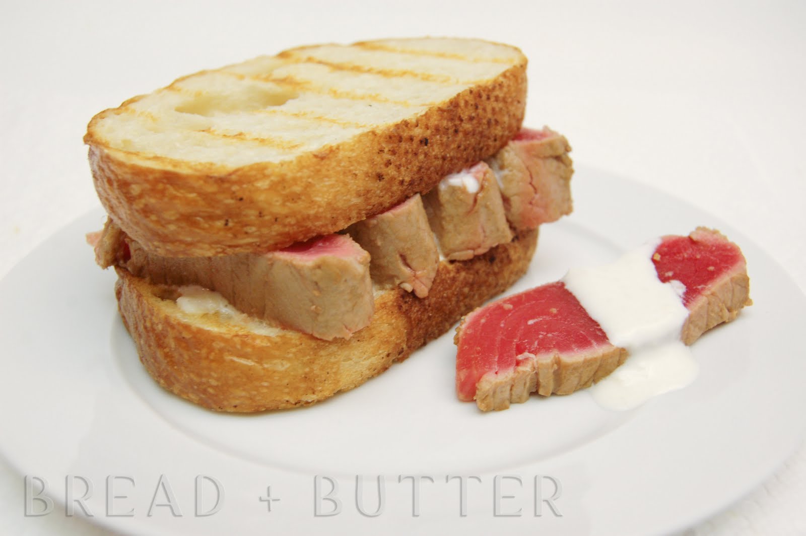 Bread Butter Seared Ahi Sandwich