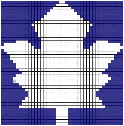 Anu to the rescue! Free pattern Maple Leaf chart
