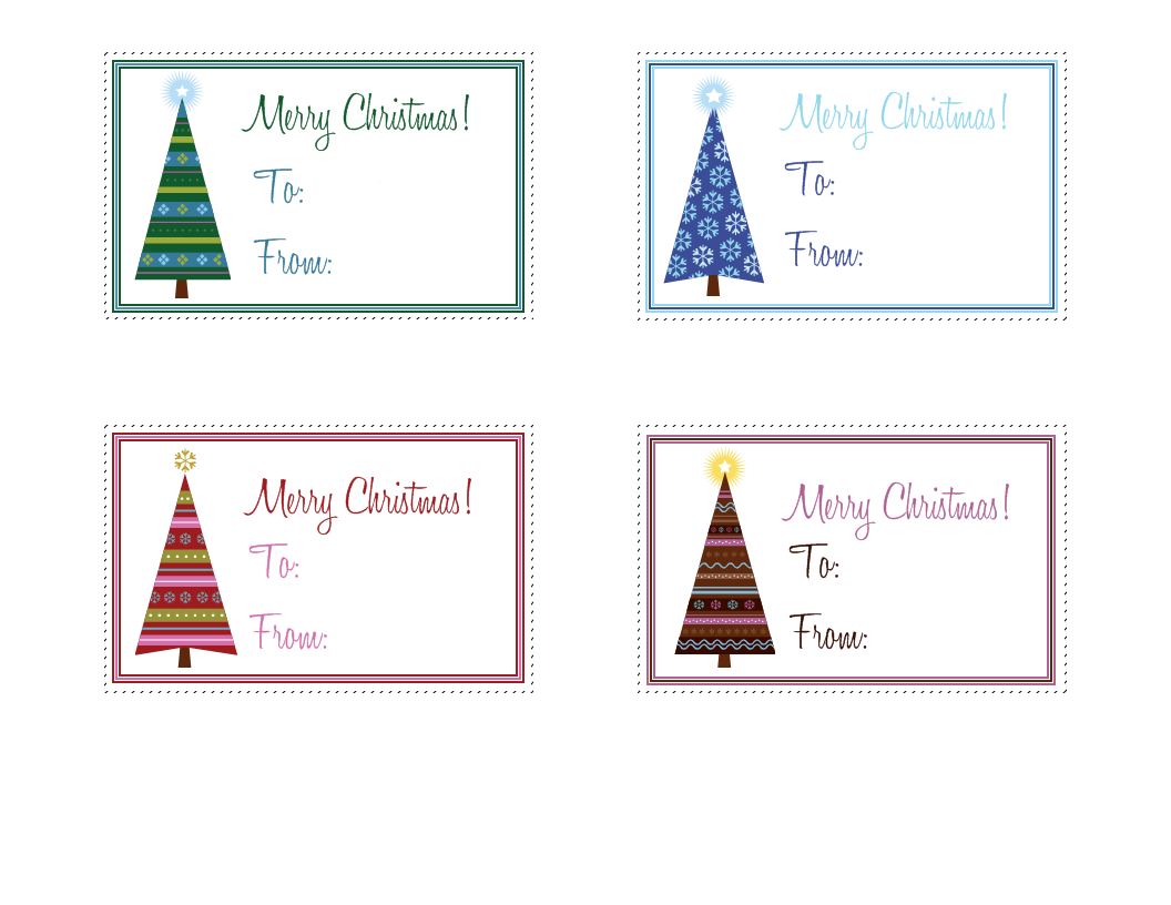 christmas gift tags clipart - photo #31