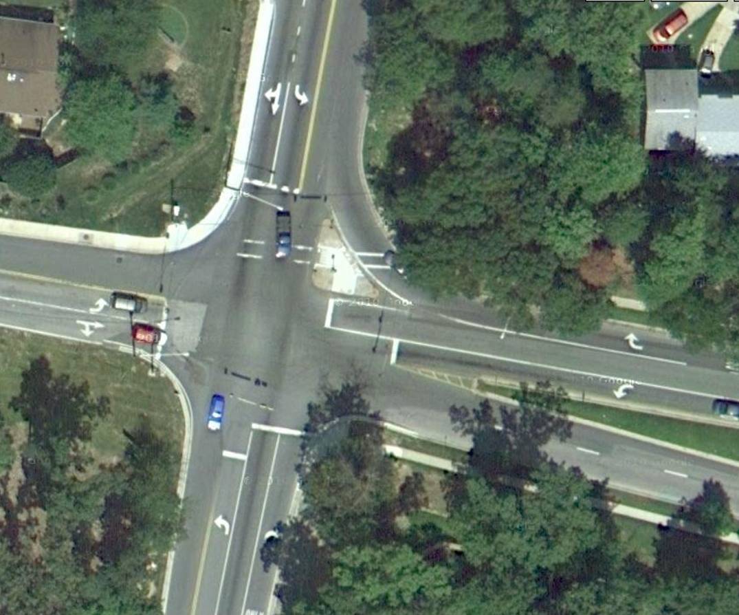 WALK LAUREL Aerial view of Laurel Google updates its maps