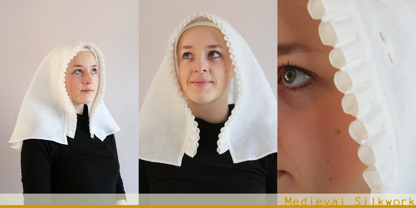 Swedish frilled veil