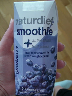 CIMG7328 - Naturdiet Smoothie Blueberry - smart mellanmål efter träningen