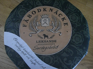 CIMG7634 - Fäbodknäcke bakat på surdeg - en trevlig nyhet från Leksands knäckebröd