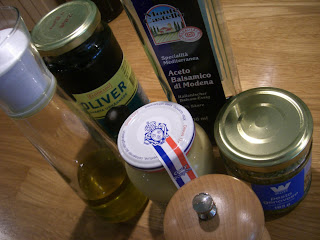 Potatissallad+ingredienser - Min potatissallad med färskpotatis