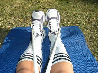 Rodd+sittandes - Styrketräning i en park i Tallinn