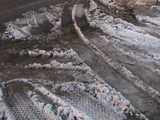 Slask - En blaskig promenad och en god middag