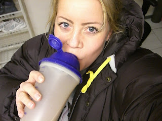 Proteindrink%2Boch%2BKarin - Härliga träningsendorfiner efter kvällens träning