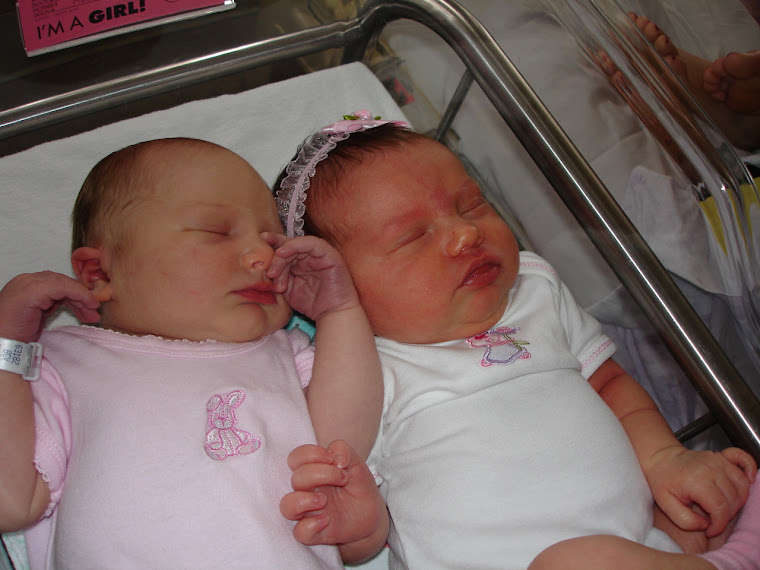 This was the first time she met Baylee at the hospital!