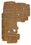 Matthew from ancient Coptic manuscript