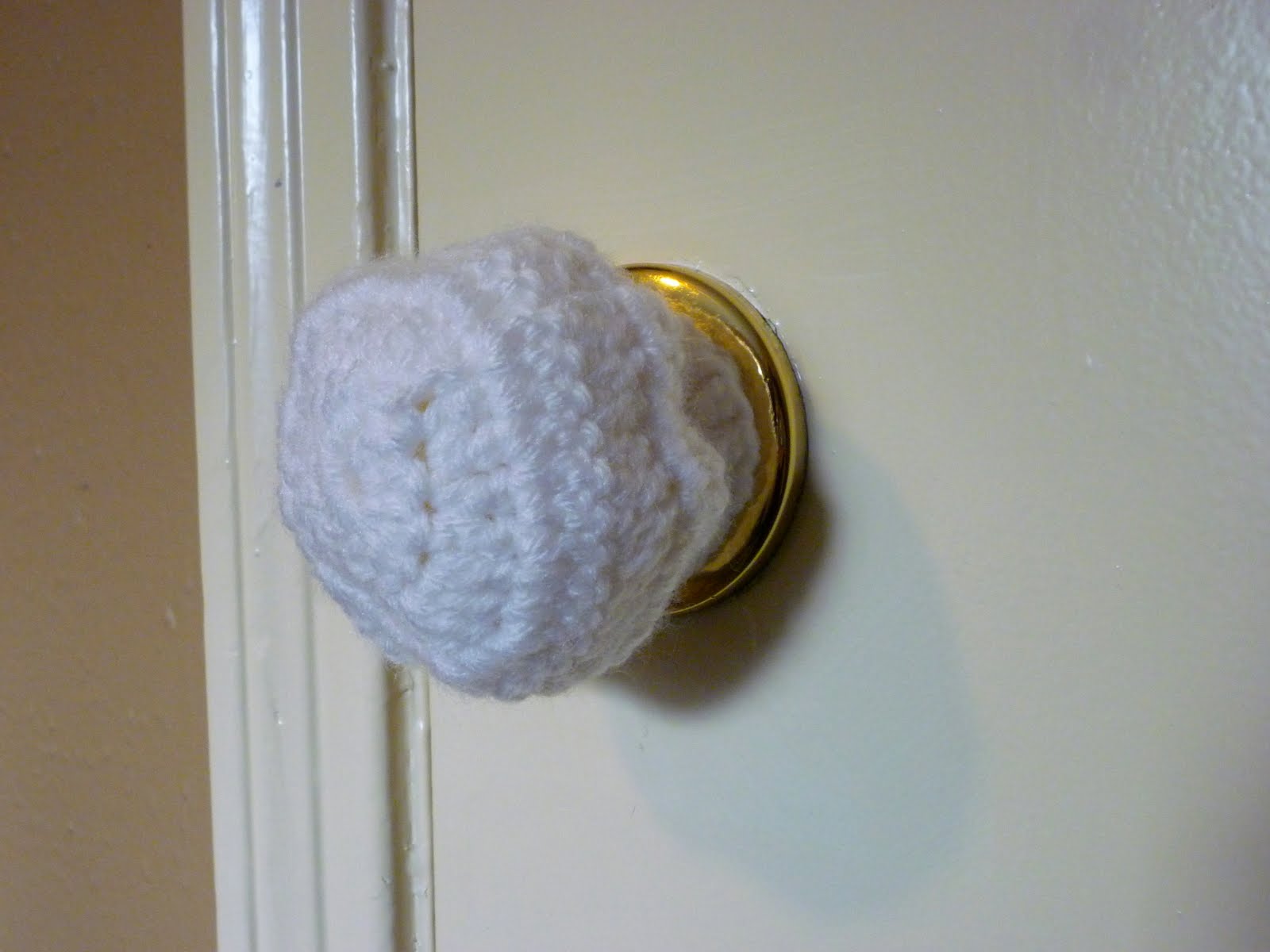 CraftyErin toddler proof door knob cover