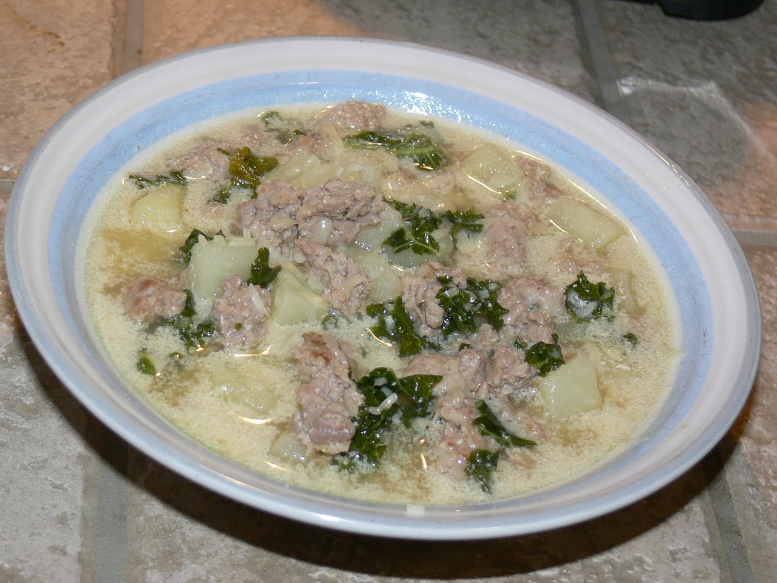In the Kitchen with Jenny: Zuppa Toscana (Tuscan Soup - Sausage & Potatoes)
