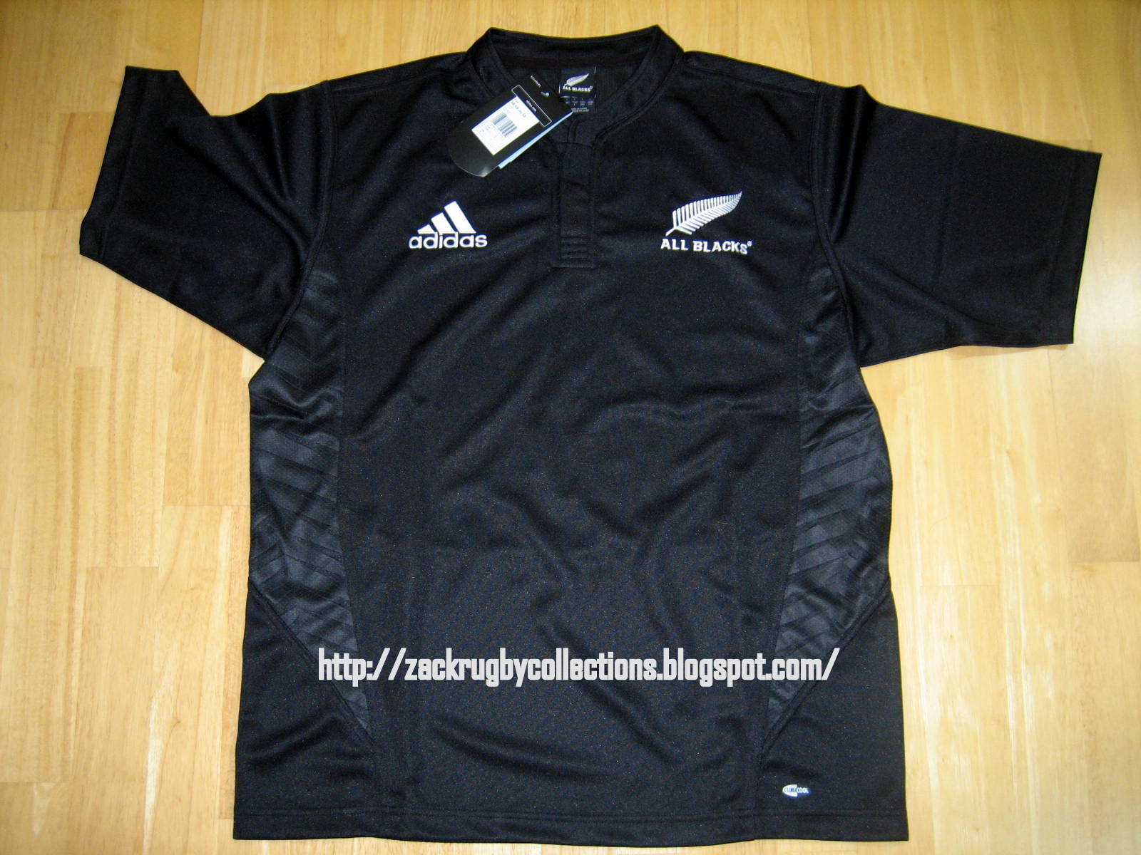 ZackRugby Collections® New Zealand All Blacks SS 2008/2009 Pro Rugby