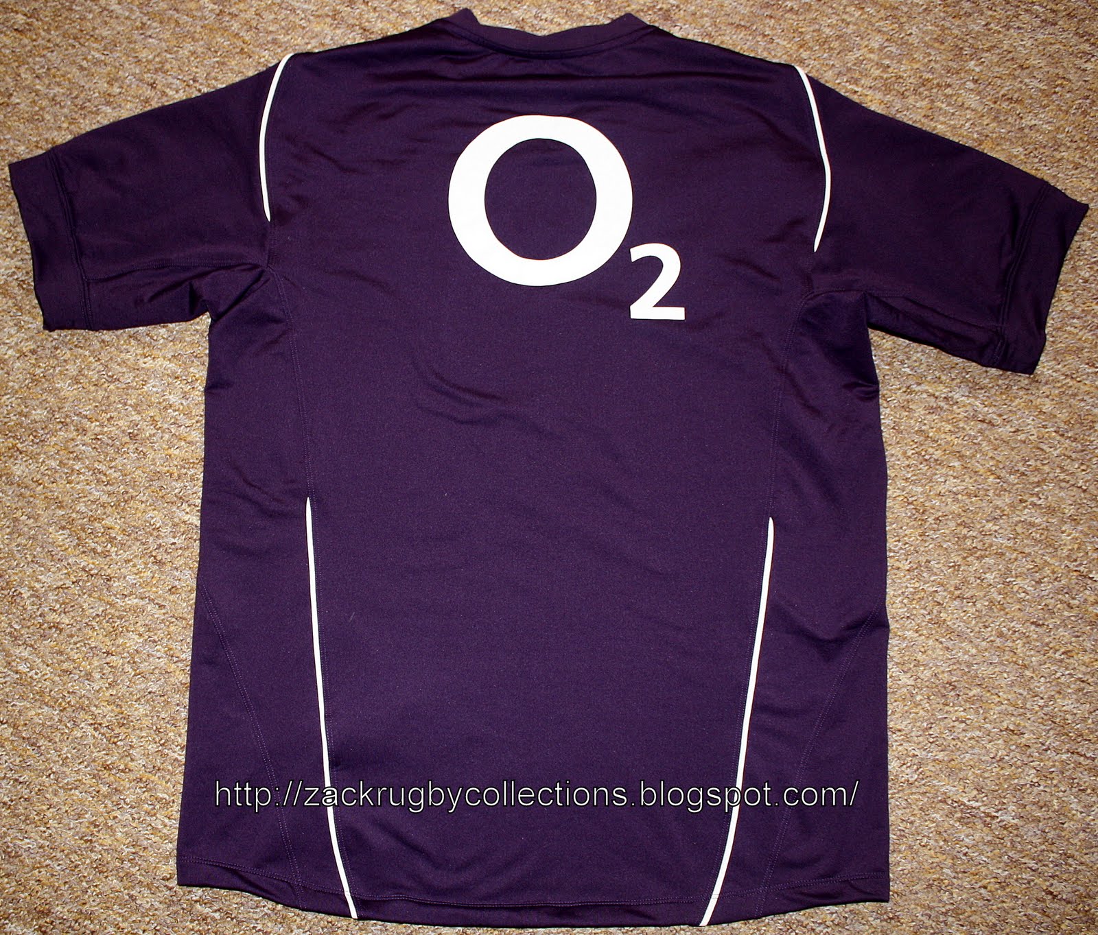 ZackRugby Collections® England Player Training 2009/2010 Rugby Jersey