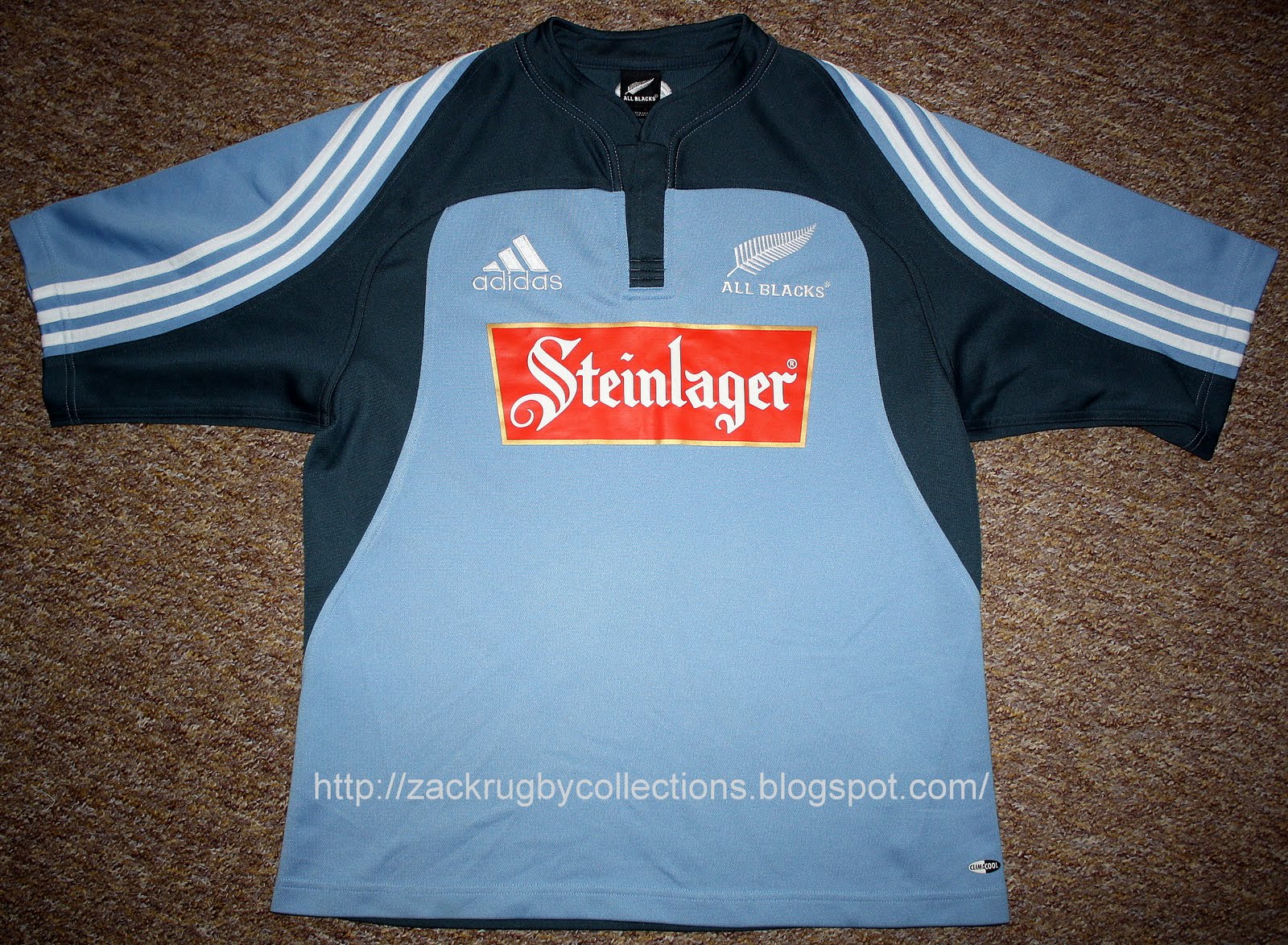 ZackRugby Collections® New Zealand All Blacks SS Training Rugby Jersey