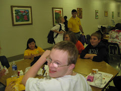 Enjoying lunch with Perfect Pals