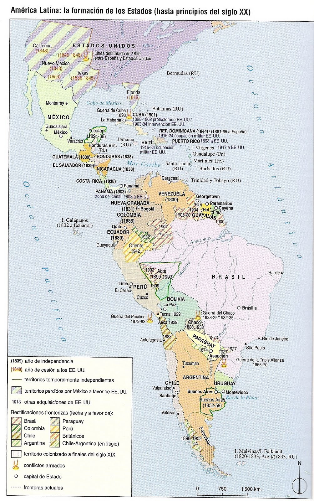 Hacer Historia América Latina La formación de los Estados (hasta principios de siglo XX) Hacer Historia América Latina La formación de los Estados (hasta principios de siglo XX)