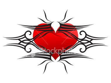 Valentine Heart Tattoo Designs Art