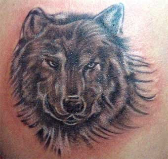 wolf tattoo 340%25C3%2597322 Wolf tribal tattoos designs