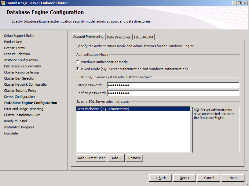 Eric Leong: SQL Server 2008 Failover Clustering on Windows Server 2008 R2