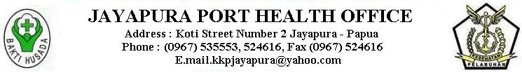 JAYAPURA PORT HEALTH OFFICE