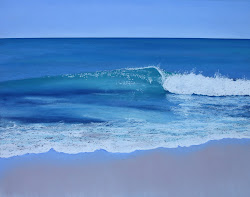 ocean painting paintings wave beach waves steer ann