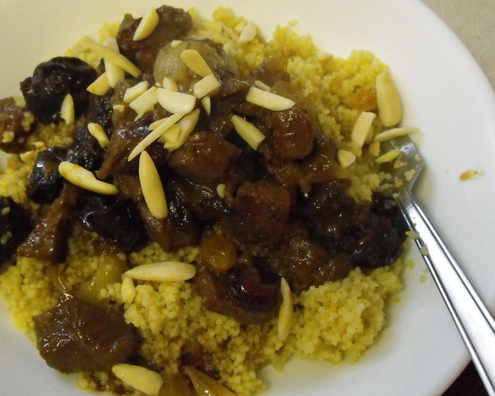 From my Kitchen Sweet Lamb Over Couscous or Rice