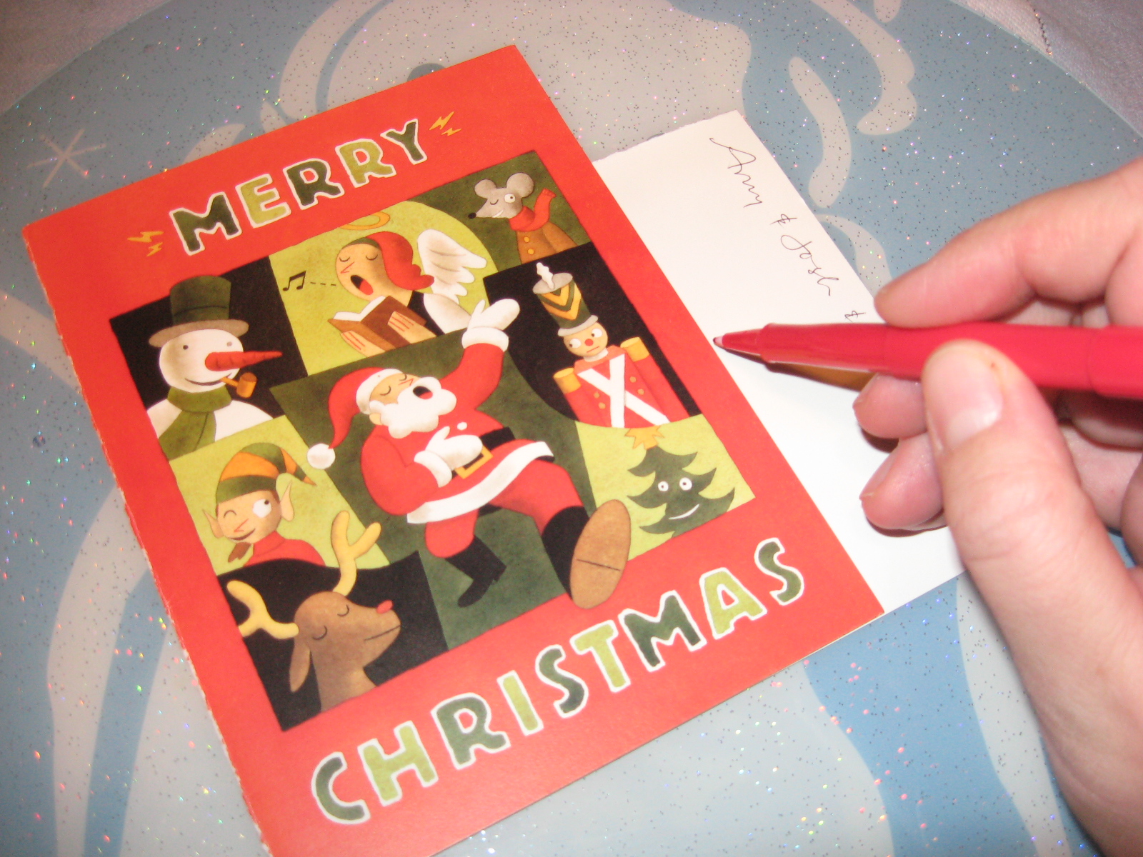 DIY Christmas Card Boxes Saving Family Green