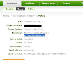 1st payment from Dollar7referral
