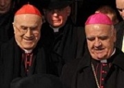 Cardinal Bertone and Bishop Perić in Mostar
