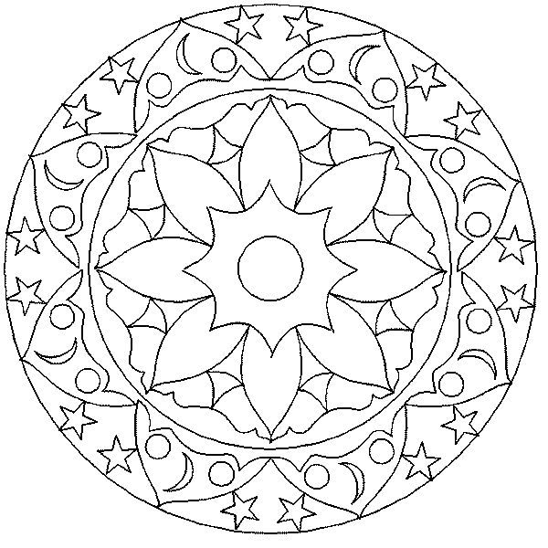 mandala coloring pages complicated song - photo #10