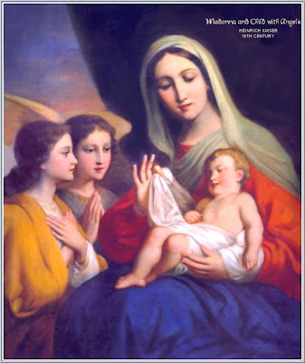 virgem maria e jesus