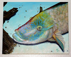 fish acrylic painting