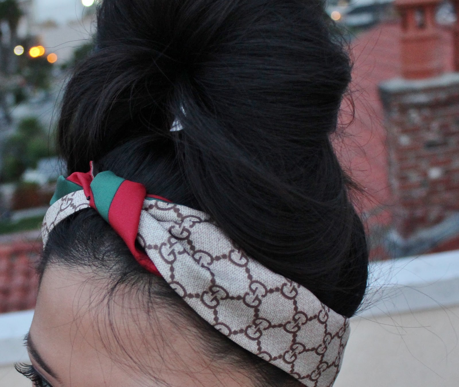 Pin by Shayna on Headband Scarves | Gucci headband, Scarf hairstyles, Hair  accessories