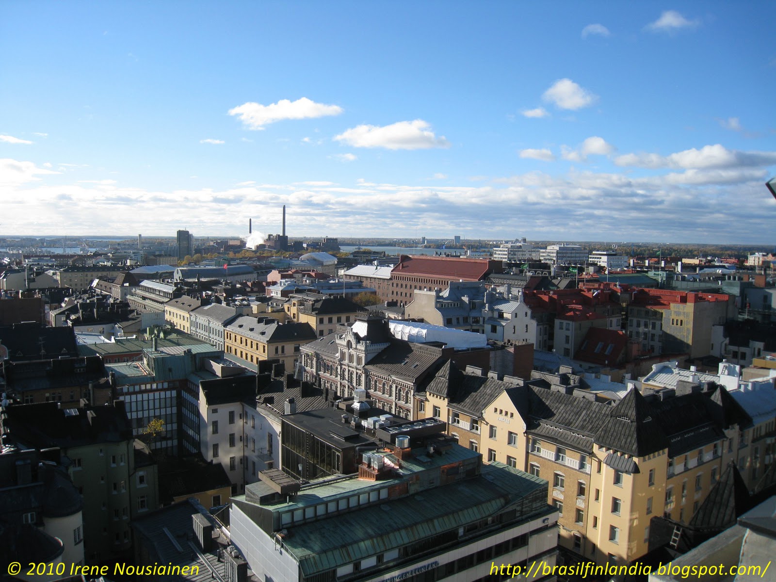 BRASIL FINLÂNDIA: VISTA AÉREA DE HELSINKI
