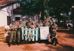 Peña Bética "Saco Terrero" de Bosnia-Herzegovina 1994 (el cuarto por la izquierda Brigada Lozano)