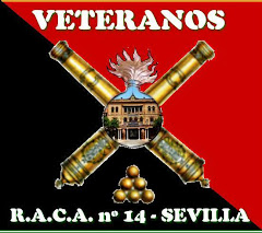 Escudo realizado por Jesús Doblas Albiñana, para todos los artilleros veteranos del RACA 14