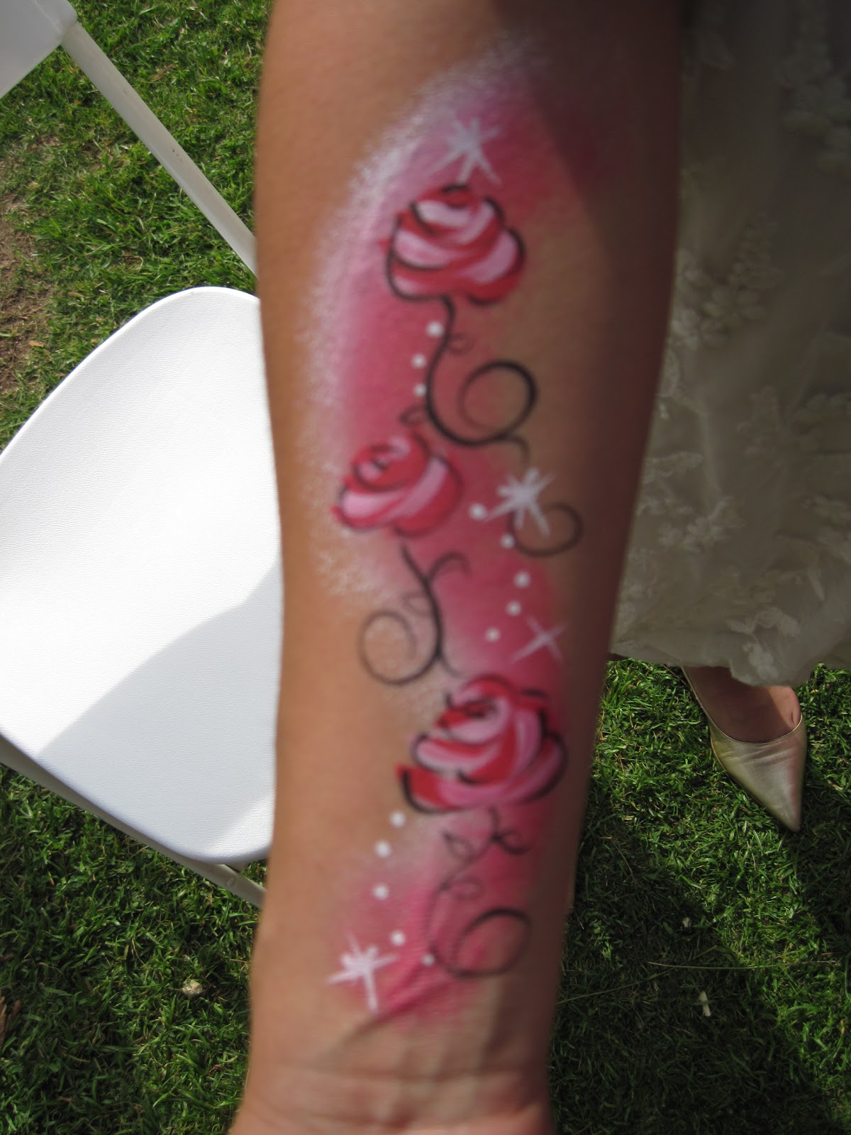 Face Painting & Body Art Arm Designs