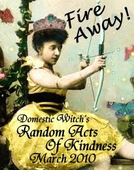Domestic Witche's Random Acts Of Kindness Giveaway