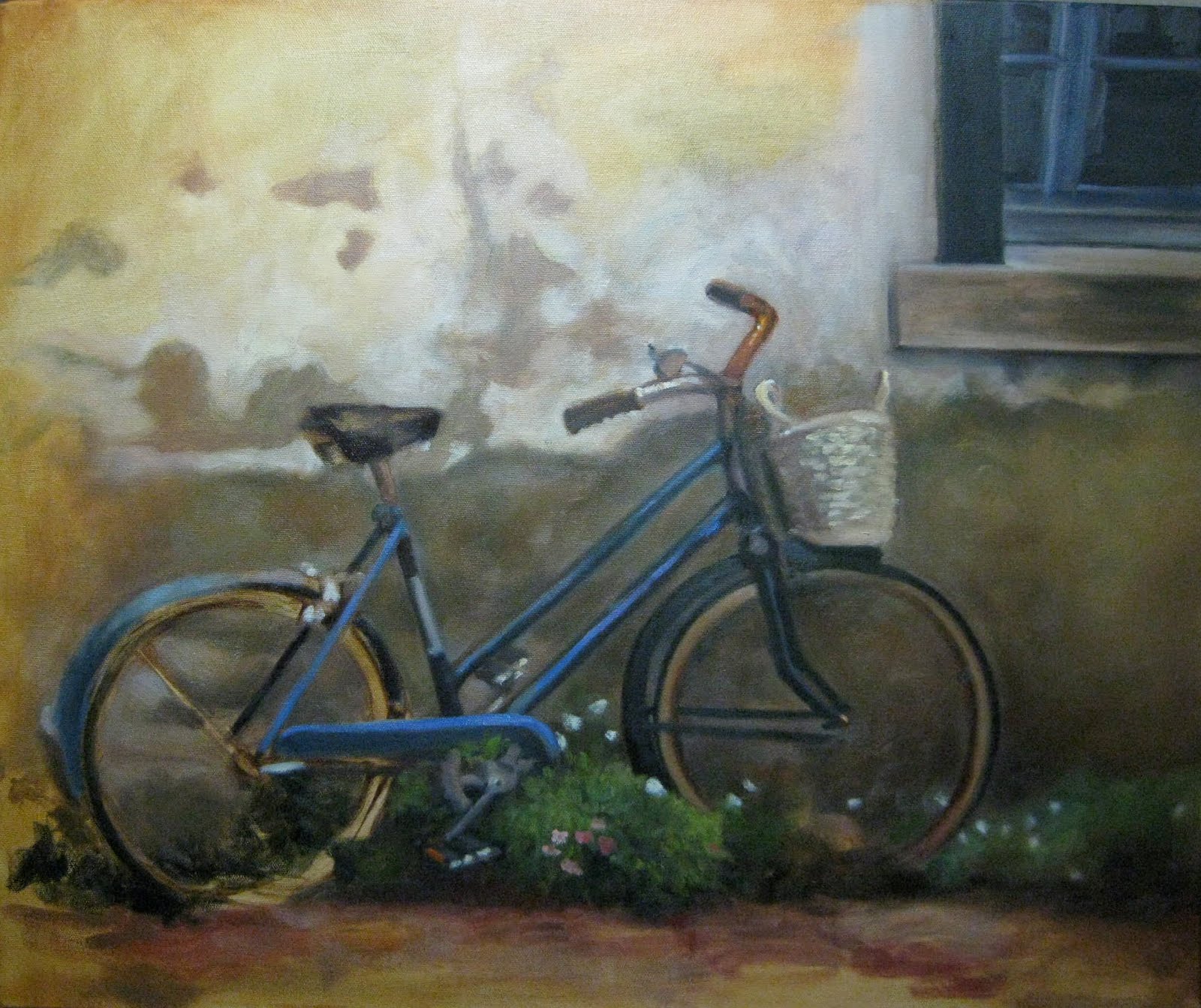 painting bicycle wheels