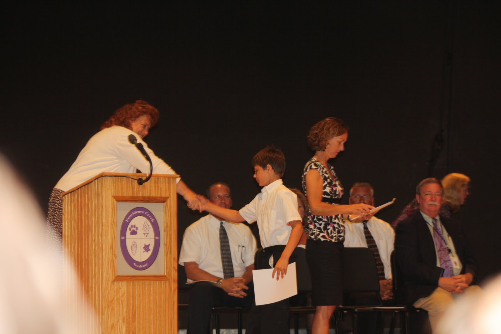 Family James' Induction into the Honor Society