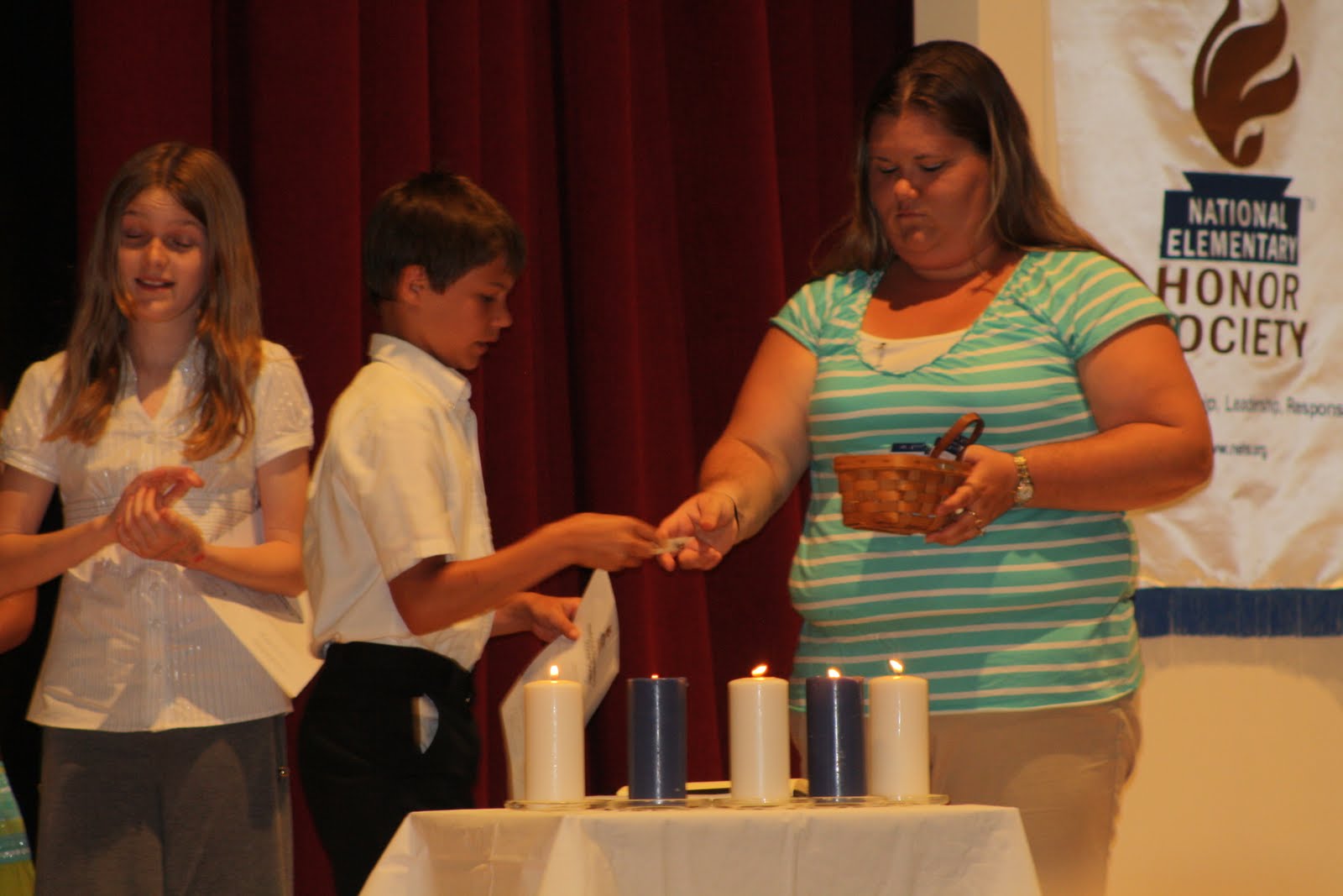 Family James' Induction into the Honor Society