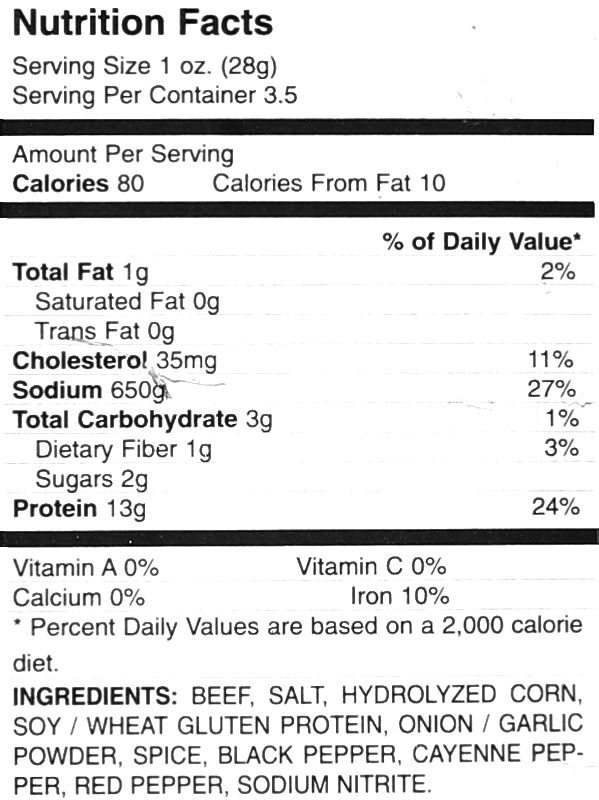 Mountain Ranch Jerky Fiery Hot Beef Jerky Reviews