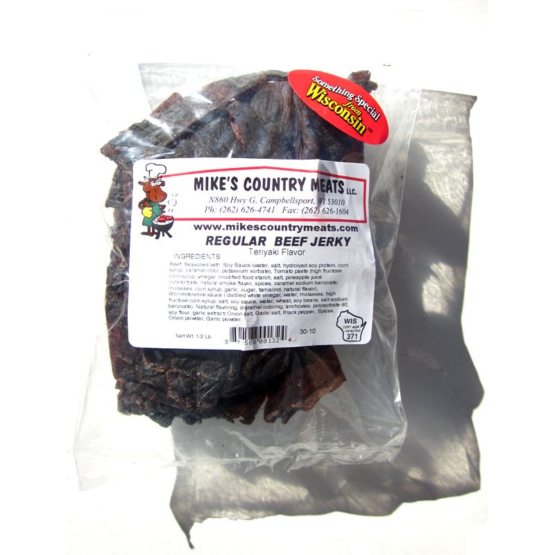 Mike's Country Meats Regular Beef Jerky Beef Jerky Reviews