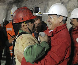 Mineros chilenos rescatados