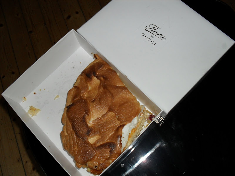 Cheesecake in a Gucci Box