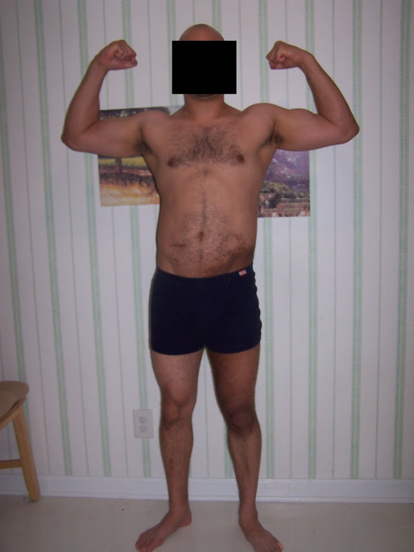 Aaron — Before Leangains @ 203lbs