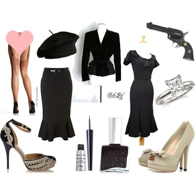 1000+ images about NYE Film Noir Outfit Inspiration on Pinterest