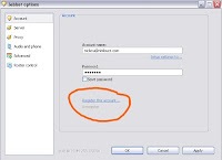 Register Nimbuzz id via jabber client