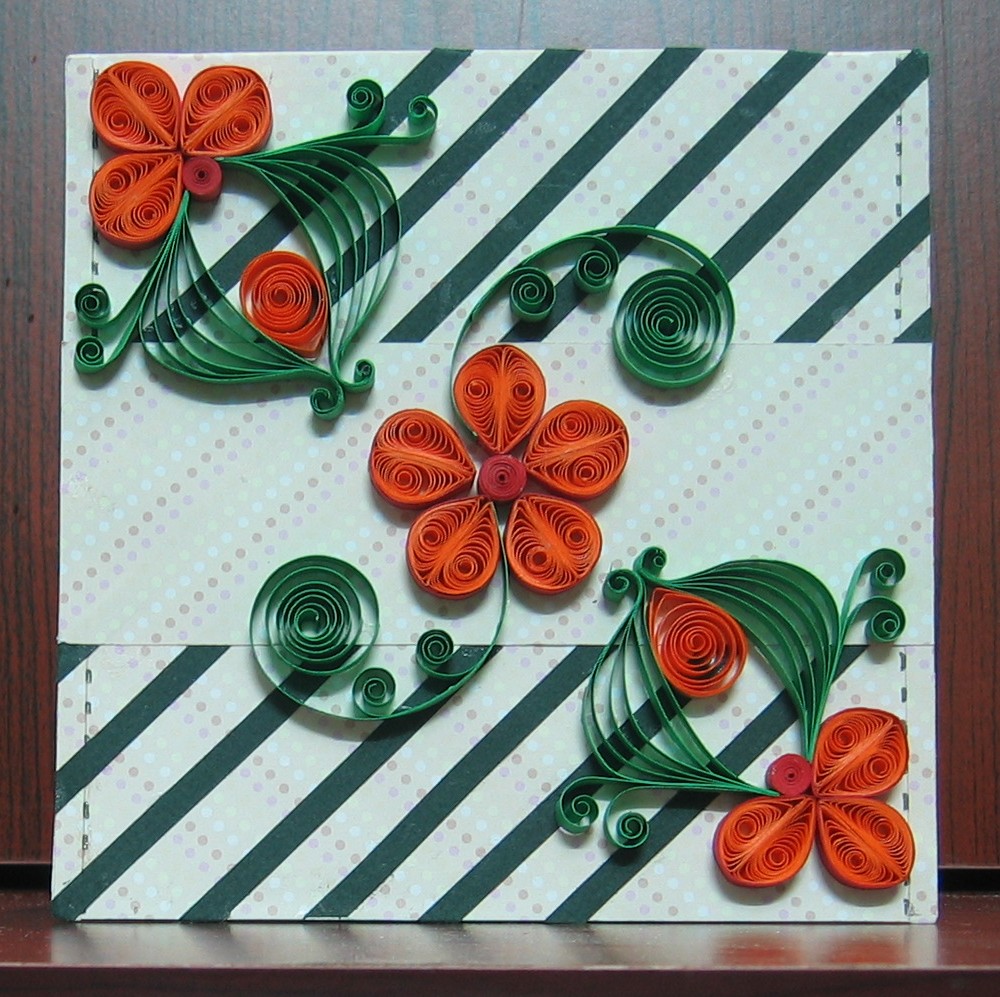 daydreams quilled flower card